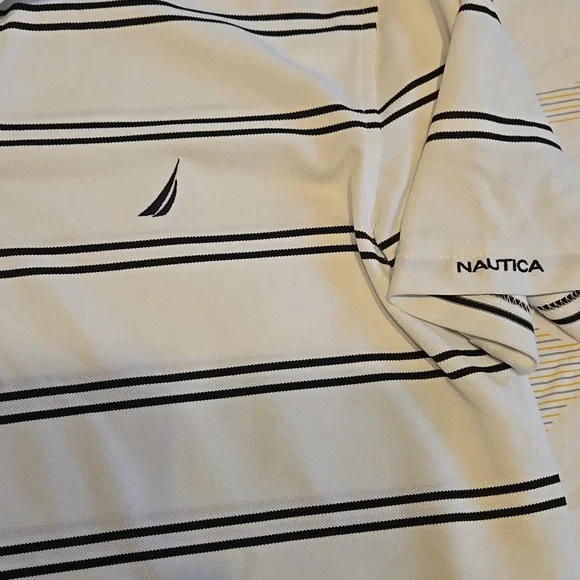 Nautical, tech pique, slim fit, thin mens polo - Picture 3 of 4